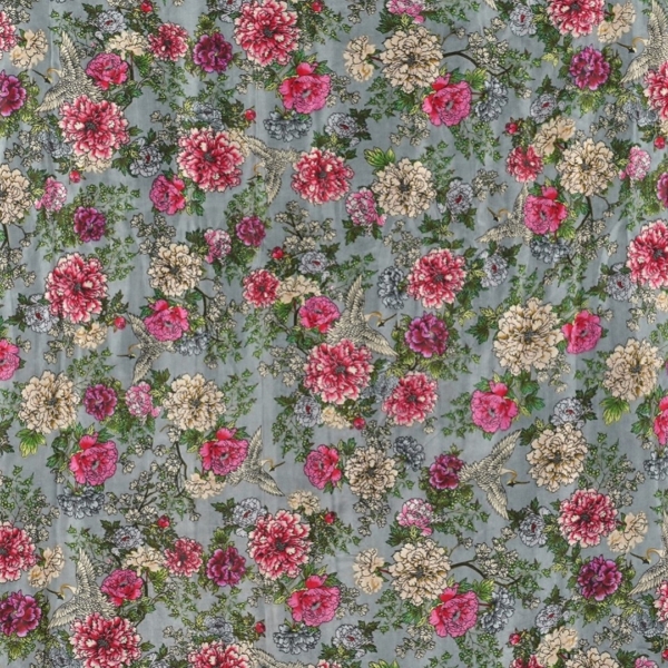 Damen Seidenschal Rosengarten 100 x 190 cm von Ahmaddy – Bild 5