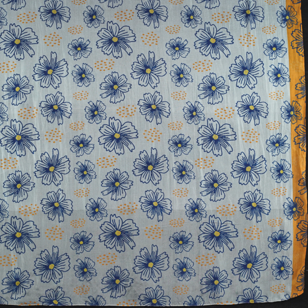 Damen Seidenschal Blumenwiese 100 x 200 cm von Ahmaddy – Bild 2