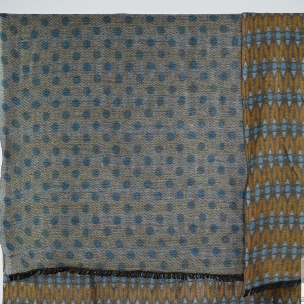 Großer Damen Winterschal 140x180 cm aus 100% Wolle von Ahmaddy – Bild 3