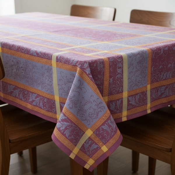 Edle Leinen Tischdecke 170 x 300 cm mit Hohlsaum von Ju-Lein