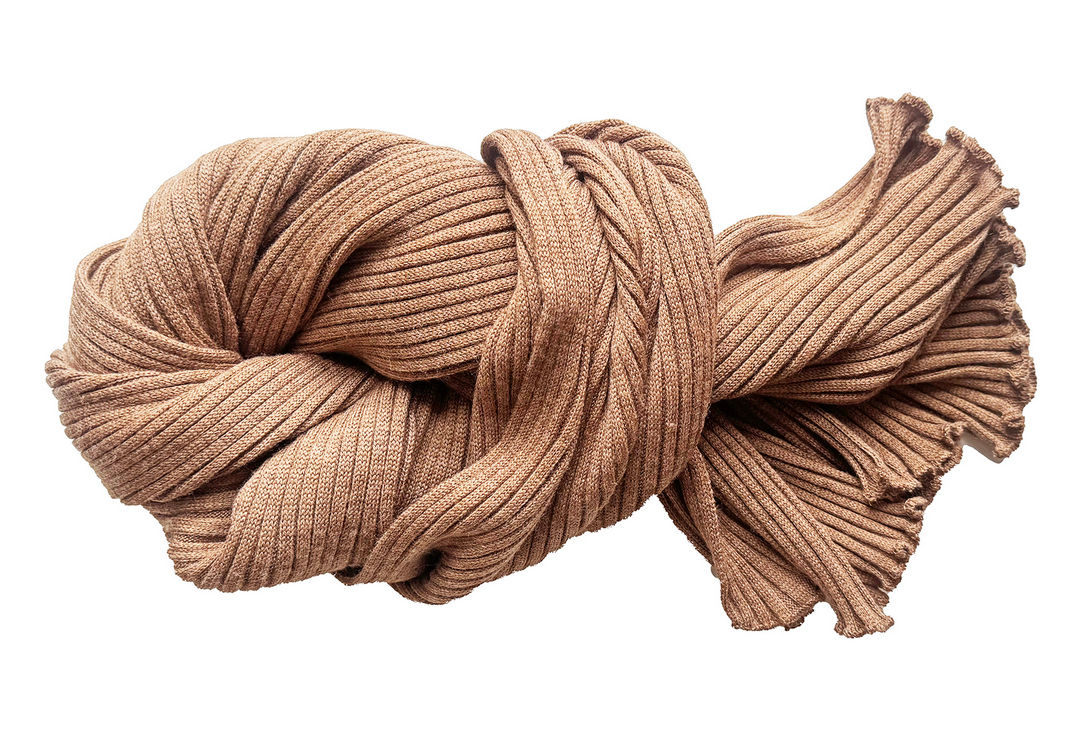 Eagle Products: Stola Strickschal 65 x 180 cm aus feiner Merinowolle "Camel" – Bild 4