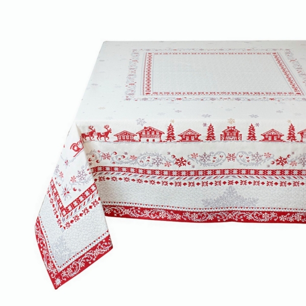 Gobelin Tischdecke Weihnachten 140 x 250 cm - Französische Handwerkskunst für Ihren Tisch – Bild 4