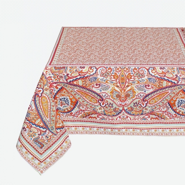 Stilvolle Gobelin Tischdecke 145 x 145 cm - Französische Handwerkskunst für Ihren Tisch – Bild 2