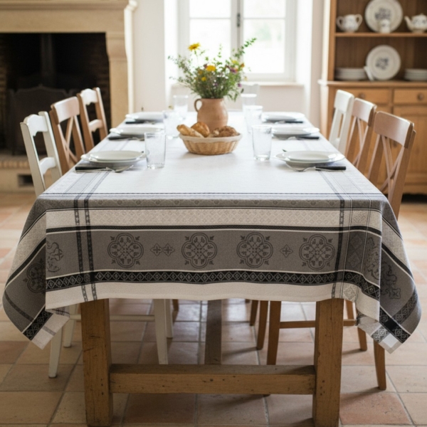 Jacquard Tischdecke 160 x 250 cm mit Teflon Schutz