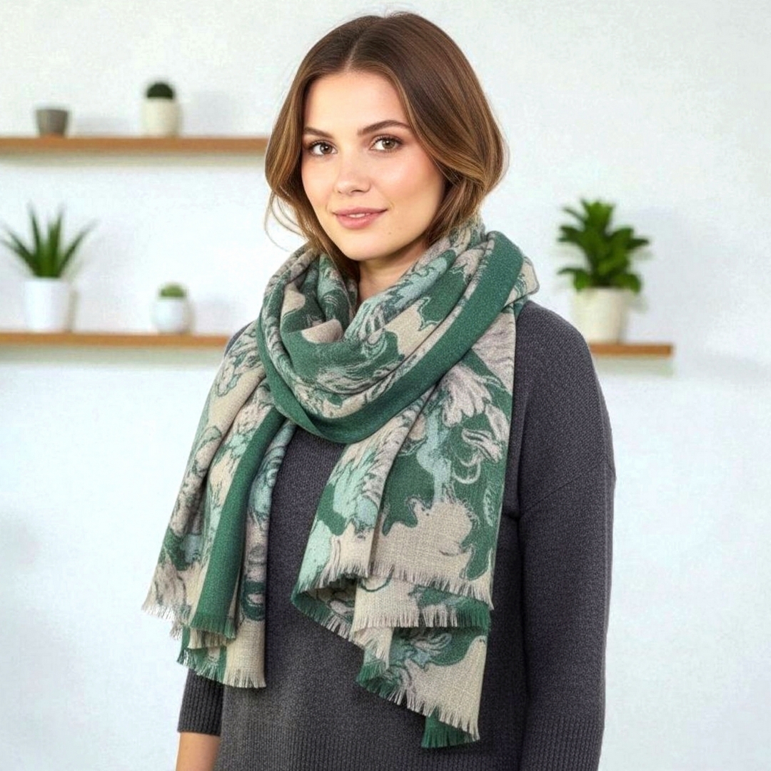 Eleganter Damenschal 70x200 cm aus feiner Wolle von Ahmaddy