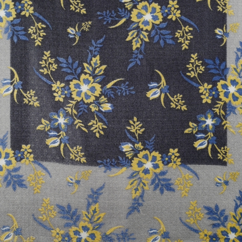 Geblümter Ahmaddy Schal aus Wolle 70x200 cm in modischen Farben – Bild 3